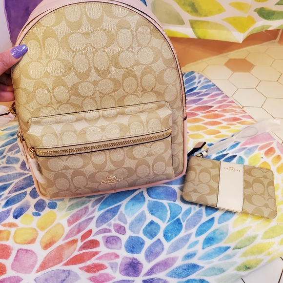 Coach Backpack and wristlet - Picture 2 of 4